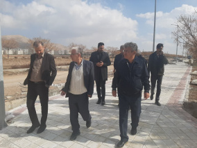 بازدید شهردار شهر صدرا و معاونین از روند پیشرفت پروژه‌های عمرانی دانشگاه صنعتی شیراز در سایت‌های یک و دو صدرا